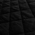 FLXXIE Microfiber Toddler Comforter, Ultra Soft and Lightweight Crib Quilted Toddler Blanket for Boys and Girls, 39" x 47", Black