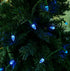 MXTCLM C6 Christmas Lights, 50 LED Strawberry String Lights, 18.31ft Blue C6 Lights, Fairy Lights for Outdoor, Indoor, Garden, Yard, Home, Party, Christmas Tree Decorations (Blue)