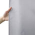 AooHome Extra Long Shower Curtain Liner, Polyester Bathroom Curtain for Hotel with Hooks, Waterproof, Weighted Hem, Light Gray, 72 Width x 96 Height inch