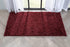 Well Woven Elle Basics | Emerson Shag Deep Red | Textured Mat Rug 2x4 (2'3" x 3'11")