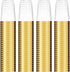 100 Gold Plastic Cups 10 Oz Clear Plastic Cups Tumblers Gold Rimmed Cups Fancy Disposable Wedding Cups Elegant Party Cups with Gold Rim