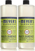 Mrs. Meyer's Multi-Surface Cleaner Concentrate, Use to Clean Floors, Tile, Counters, Lemon Verbena Scent, 32 Oz - Pack of 2