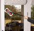 Dust Cleaning Sweeper Mopping - Orange and Grey Durable Mop Set - Lightweight - Great for Kitchen, Home, Garage and Office - Hardwood Tile Laminate Floor Cleaner - Removable Slipper