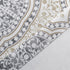 DriftAway Adrianne Damask and Floral Pattern Window Curtain Valance 52 Inch by 20 Inch Beige and Gray