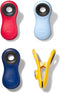 OXO Good Grips Collection Bag Clip, 4 Piece All-Purpose Set, Red/Orange/Green/Blue