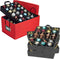Christmas Ornament Storage Container Box Heavy Duty, Premium Quality Storage Bins - Convenient Durable, 3 Individual Trays Fits Up to 72 - 3? Ornaments Adjustable Cells