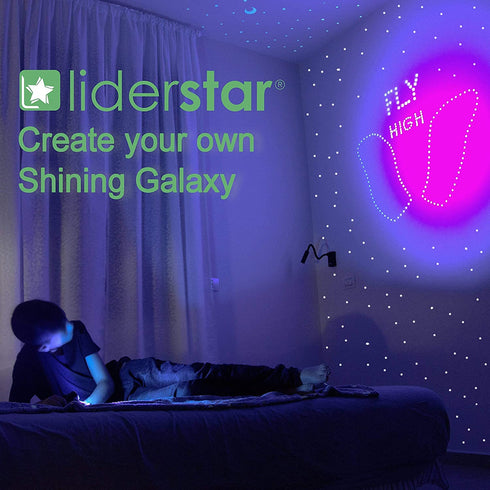 Glow in The Dark Stars and Full Moon 472 Wall Decals Big Moon Decoration for Kids Bedroom ,Galaxy Space Outer Theme ,for Ceiling ,Perfect Gift for Boys and Girls