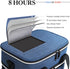 ExtraCharm Insulated Lunch Bag for Men Women Adult, Dual-Compartment Large Lunch Box Reusable Lunchbox Cooler for Work Office Picnic
