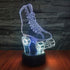 HIPIYA Roller Skate LED 3D Illusion Night Light USB Wheel Skating Shoes Lamp Birthday Gift for Teen Boy Girl Kid Teenager Adult Women Sports Bedroom Decoration Room Decor (Shoes)