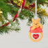 Hallmark Keepsake Christmas Ornament, Year Dated 2021, Disney Winnie The Pooh Baby's First Christmas, Porcelain