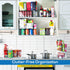 Utopia Home Set of 6 Pantry Organizers-Includes 6 Large Organizers-Organizers for Freezers, Kitchen Countertops and Cabinets - Clear Plastic Pantry Storage Racks