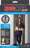 Magic Mesh Deluxe- Black- Hands Free Magnetic Screen Door, Mesh Curtain Keeps Bugs Out, Frame Hook & Loop, Hands Free, Pet & Kid Friendly- Fits Doors up to 39 x 83 Inches