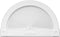 Redi Shade 3607070 Original Arch Light Blocking Pleated Fabric Shade, 72 in x 36 in, White