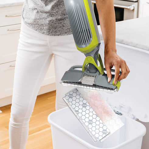 Shark VMP16 VACMOP Disposable Hard Floor Vacuum and Mop Pad Refills 16 Count, White