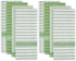 DII Everyday Basic Collection Woven Dishtowel Set, 20x28, Green, 8 Piece