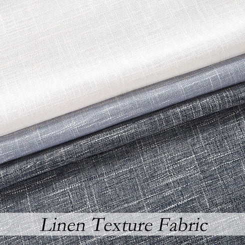 WEST LAKE Ombre Window Curtains 84 Inches Long Semi Sheer Gradient Curtain Panel Rayon Blend Fabric Drapes Grommets Treatments for Living Room Bedroom White to Navy 50" Wx84 L,2 Panels