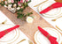QueenDream Sequin Table Runners Rose Gold 4 Pieces 13 x 80 inch Birthday Party Table Runners