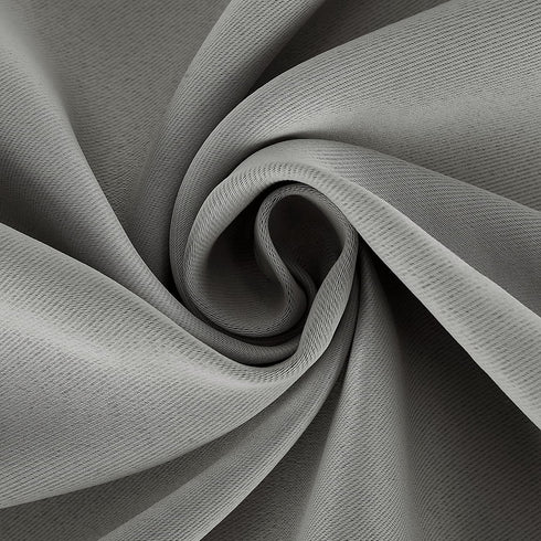 Sun Zero Soho 2-pack Blackout Energy Efficient Grommet Curtain Panel Pair, 54" x 108", Silver