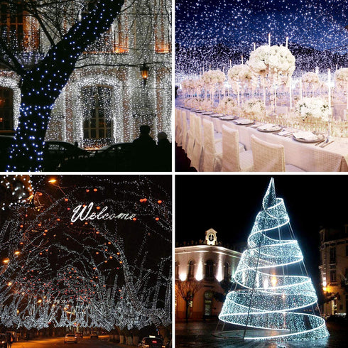 SUNNEST Window Curtain String Light 300 LEDs USB Powered Waterproof Fairy Lights 8 Lighting Modes Remote Control Lights for Christmas Bedroom Party Wedding Home Garden Wall Decorations, (White)