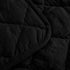 FLXXIE Microfiber Toddler Comforter, Ultra Soft and Lightweight Crib Quilted Toddler Blanket for Boys and Girls, 39" x 47", Black