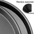 12 Inch Pizza Baking Pan 2 Pack, Middle Size Nonstick Pizza Crisper Apple Pie Pan Oven Baking Tray Platter Heavy Duty Thicken