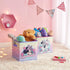 Idea Nuova Disney Minnie Mouse 2 Pack Collapsible Storage 11.5" Cubes with LED Lights