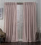 Exclusive Home Curtains EH8296-03 2-84P Velvet Heavyweight Pinch Pleat Top Curtain Panel Pair, 84" Length, Blush