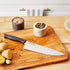 Kai 8-Inch Inspire Chef Knife, 8 Inch Blade with Sheath, , Black/Silver