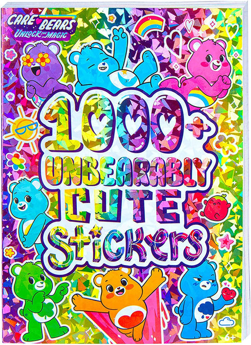 Fashion Angels Care Bear 1000+ Unbearably Cute Stickers for Kids, Fun Craft Stickers for Scrapbooks, Planners, Gifts and Rewards, 40-Page Sticker Book for Kids Ages 6 and Up