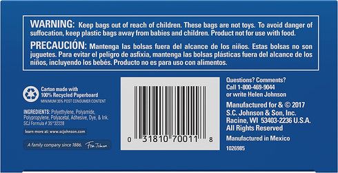 Ziploc Space Bag Clothes Vacuum Sealer Storage Bags for Home and Closet Organization, XL, 2 Bags Total