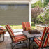 Radiance - Imperial Matchstick Cord Free Roll-Up Shade, Driftwood 36 Inches x 72 Inches