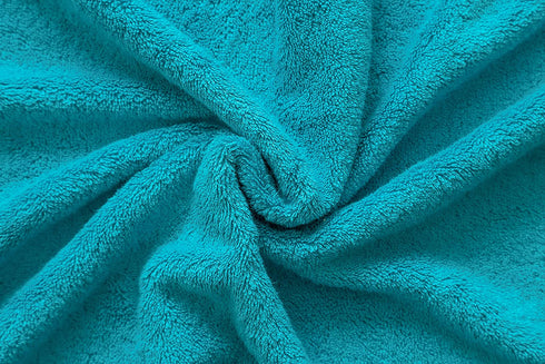 Cotton Paradise, Hand Towel Set, 100% Turkish Cotton 16x28 inch 6 Piece Hand Towels for Bathroom, Soft Absorbent Face Towel Clearance Set, Aqua Blue