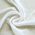 Ivory Sheer Curtains for Living Room 84 Inches Long 2 Panel Set Grommet Draperies Linen Textured Semi Gauze Contemporary Curtains for Bedroom Closet Door European Minimalist