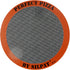 Silpat Perfect Pizza Non-Stick Silicone Baking Mat, 12" Round, Orange, AH305-01