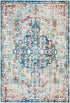 SAFAVIEH Madison Collection MAD447K Boho Chic Medallion Distressed Non-Shedding Living Room Bedroom Accent Rug, 2'2" x 4', Navy / Light Blue