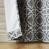Sun Zero Barnett Trellis Blackout Grommet Curtain Panel, 40 in x 84, Gray