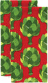 T-fal Textiles Kitchen Towel, 2 Pack, Artichokes