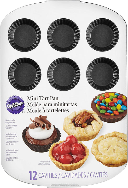 Wilton Non-Stick Mini Tart Pan, 12-Cavity
