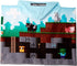 Jay Franco Minecraft Overworld Adventure Hooded Bath/Pool/Beach Towel, Blue