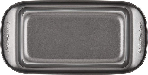 Rachael Ray Bakeware Meatloaf/Nonstick Baking Loaf Pan with Insert, 9 Inch x 5 Inch, Gray