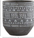 Amazon Brand Rivet Modern Concrete Indoor Outdoor Planter Pot With Painted Accents - 5 Inch, Grey and White