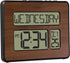 La Crosse Technology 513-1419BL-WA-INT Atomic Large Full Digital Calendar Clock, Pack of 1, Brown