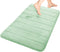 Yimobra Memory Foam Bath Mat Large Size, 31.5 x 19.8 Inches,Soft and Comfortable, Super Water Absorption, Non-Slip, Thick, Machine Wash, Easier to Dry for Bathroom Floor Rug, Pale Green