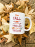 Funny Sarcastic Fall Autumn Season Coffee Mug, Gift for Friend Mom Sister, Thanksgiving Pumpkin Spice Hot Chocolate Sweater Weather Cup