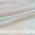 Central Park Tan and Spa Blue Stripe Sheer Color Block Window Curtain Panel Linen Window Treatment for Bedroom Living Room Farmhouse 95 inches Long Rod Pocket, 2 Panel Rustic Drapes, 40"x95"x2
