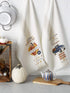 DII Fall Basics Collection Printed Dishtowel Set, 18x28, Pumpkin Farm 2 Piece