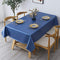 homing Heavy Duty Waterproof Vinyl Tablecloth 52 x 70 Inch Washable Table Clothes for Rectangle Tables, Thick Table Cover for Party, Holiday, Picnic, Outdoors, Royal Blue