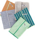 Full Circle Renew Collection Multifunctional Recycled Microfiber Cloths, Set of 5, Multicolor