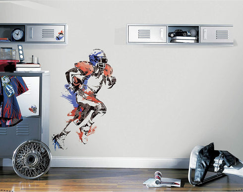 RoomMates RMK2572GM Men's Football Champion Peel and Stick Giant Wall Decal