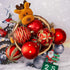 12ct 80mm/3.15" Christmas Ball Ornaments, Decorative Hanging Baubles, Christmas Tree Decoration, Plastic and Shatterproof, Ideal for Xmas, Holiday, Home and Party Decor, Red